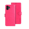 For Nothing Phone 2 idewei Crazy Horse Texture Leather Phone Case with Holder(Rose Red) - free shipping - PMC TechLife - Order now!