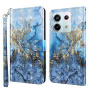 For Xiaomi Redmi Note 13 Pro 5G 3D Painting Pattern Flip Leather Phone Case(Milky Way)