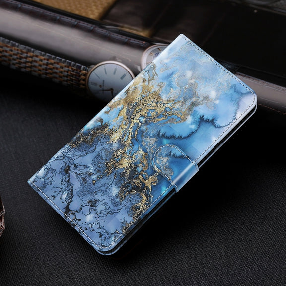 For Xiaomi Redmi Note 13 Pro 5G 3D Painting Pattern Flip Leather Phone Case(Milky Way)