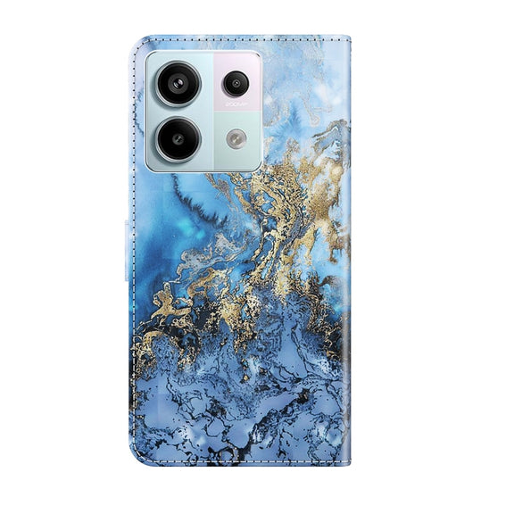 For Xiaomi Redmi Note 13 Pro 5G 3D Painting Pattern Flip Leather Phone Case(Milky Way)
