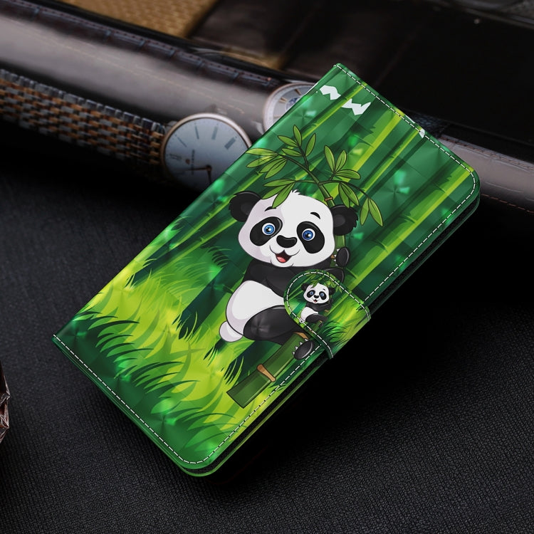 For Xiaomi Redmi Note 13 Pro 5G 3D Painting Pattern Flip Leather Phone Case(Bamboo Panda)