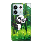 For Xiaomi Redmi Note 13 Pro 5G 3D Painting Pattern Flip Leather Phone Case(Bamboo Panda)