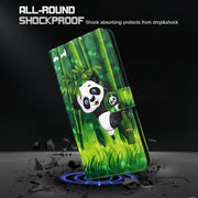 For Xiaomi Redmi Note 13 Pro 5G 3D Painting Pattern Flip Leather Phone Case(Bamboo Panda)