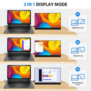 17.3 inch UHD 2560x1440P IPS Screen Portable Monitor(No Charger)