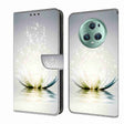 For Honor Magic5 Pro Crystal 3D Shockproof Protective Leather Phone Case(Light Lotus) - Honor Cases by PMC TechLife | Online Shopping South Africa | PMC TechLife | Buy Now Pay Later Mobicred