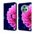 For Honor Magic5 Pro Crystal 3D Shockproof Protective Leather Phone Case(Pink Petals) - Honor Cases by PMC TechLife | Online Shopping South Africa | PMC TechLife | Buy Now Pay Later Mobicred