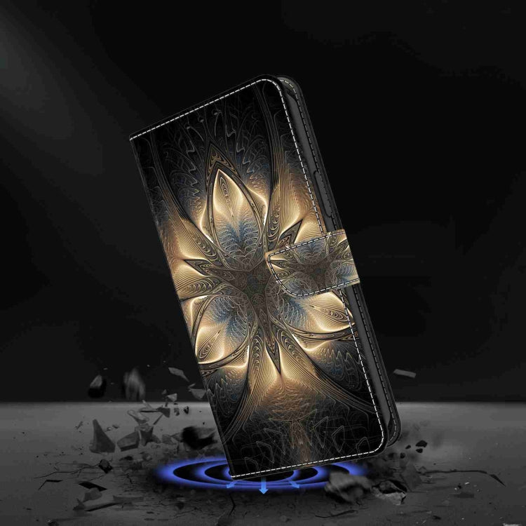 For Honor Magic5 Pro Crystal 3D Shockproof Protective Leather Phone Case(Luminous Building)