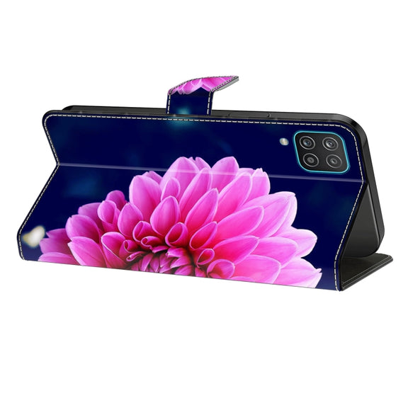 For Honor Magic6 Lite Crystal 3D Shockproof Protective Leather Phone Case(Pink Petals)