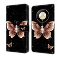 For Honor Magic6 Lite Crystal 3D Shockproof Protective Leather Phone Case(Pink Diamond Butterfly) - Honor Cases by PMC TechLife | Online Shopping South Africa | PMC TechLife | Buy Now Pay Later Mobicred