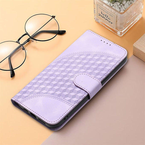 For Google Pixel 9 YX0060 Elephant Head Embossed Phone Leather Case with Lanyard(Light Purple)