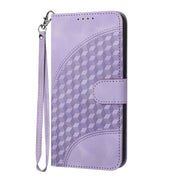 For Google Pixel 9 YX0060 Elephant Head Embossed Phone Leather Case with Lanyard(Light Purple)