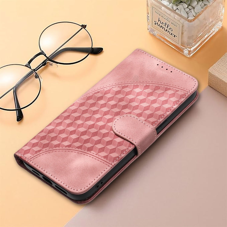 For Google Pixel 9 YX0060 Elephant Head Embossed Phone Leather Case with Lanyard(Pink)