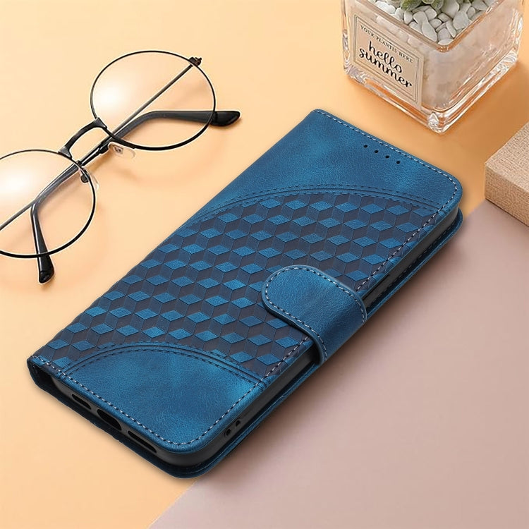 For Google Pixel 9 YX0060 Elephant Head Embossed Phone Leather Case with Lanyard(Royal Blue)