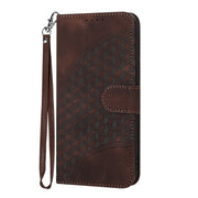 For Google Pixel 9 YX0060 Elephant Head Embossed Phone Leather Case with Lanyard(Coffee)