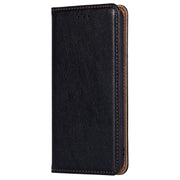 For Motorola Edge 5G 2024 Gloss Oil Solid Color Magnetic Leather Phone Case(Black)