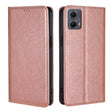For Motorola Edge 5G 2024 Gloss Oil Solid Color Magnetic Leather Phone Case(Rose Gold) - Motorola Cases by PMC Jewellery | Online Shopping South Africa | PMC Jewellery | Buy Now Pay Later Mobicred