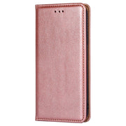 For Motorola Edge 5G 2024 Gloss Oil Solid Color Magnetic Leather Phone Case(Rose Gold)