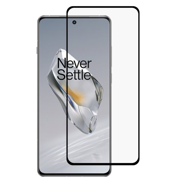 For OnePlus 12 9H HD 3D Curved Edge Tempered Glass Film(Black)