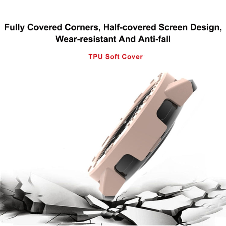 For Xiaomi Watch S3 Half Package Scale PC Watch Protective Case(Pink)
