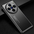For vivo X100 Frosted Metal Phone Case(Black) - free shipping - PMC TechLife - Order now!
