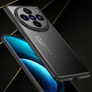 For vivo X100 Frosted Metal Phone Case(Blue)