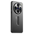For vivo X100 Pro Frosted Metal Hybrid TPU Holder Phone Case(Black) - vivo Tempered Glass by imak | Online Shopping South Africa | PMC TechLife | Buy Now Pay Later Mobicred