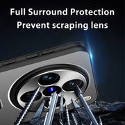 For vivo X100 Frosted Metal Hybrid TPU Holder Phone Case(Blue)