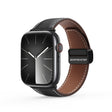 For Apple Watch 38mm DUX DUCIS YA Series Magnetic Buckle Genuine Leather Watch Band(Black) - free shipping - PMC TechLife - Order now!