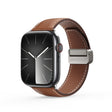 For Apple Watch 38mm DUX DUCIS YA Series Magnetic Buckle Genuine Leather Watch Band(Brown) - free shipping - PMC TechLife - Order now!