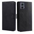 For Motorola Edge 5G 2024 Calf Texture Buckle Flip Leather Phone Case(Black) - Motorola Cases by PMC Jewellery | Online Shopping South Africa | PMC Jewellery | Buy Now Pay Later Mobicred