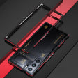 For ZTE nubia Red Magic 10 Pro / 10 Pro+ Aurora Series Metal Frame Phone Case(Black Red) - ZTE Cases by PMC TechLife | Online Shopping South Africa | PMC TechLife | Buy Now Pay Later Mobicred