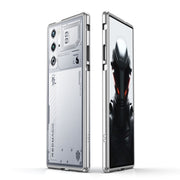 For ZTE nubia Red Magic 9 Pro/9 Pro+ Aurora Series Metal Frame Phone Case(Silver)