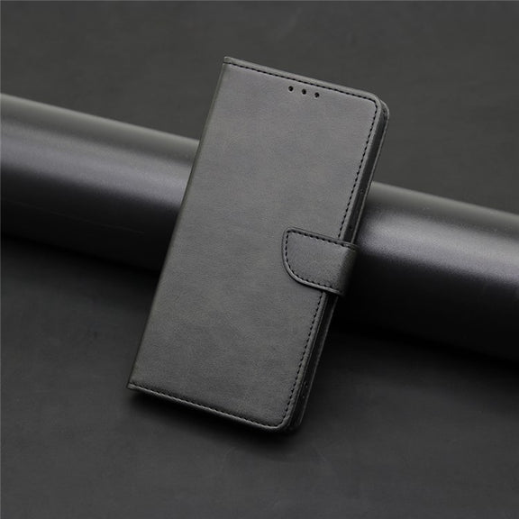 For Honor Magic6 Pro Calf Texture Buckle Flip Leather Phone Case(Black)
