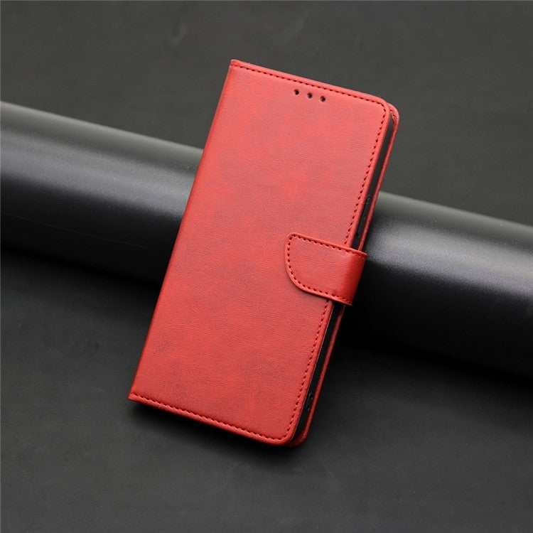 For Honor Magic6 Pro Calf Texture Buckle Flip Leather Phone Case(Red)