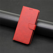 For Honor Magic6 Pro Calf Texture Buckle Flip Leather Phone Case(Red)