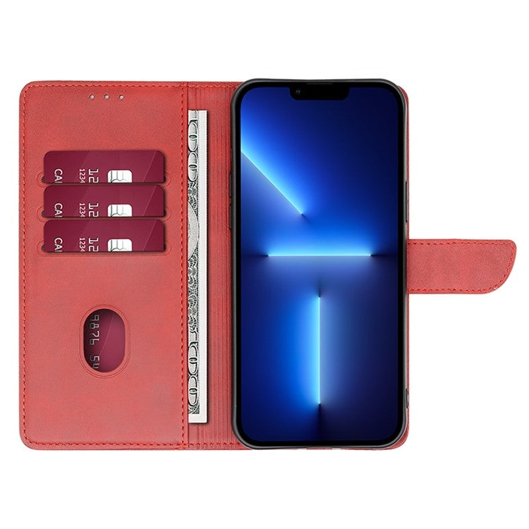 For Honor Magic6 Pro Calf Texture Buckle Flip Leather Phone Case(Red)