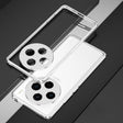 For vivo X100 Aurora Series Metal Frame Phone Case(Silver) - vivo Cases by imak | Online Shopping South Africa | PMC Jewellery | Buy Now Pay Later Mobicred