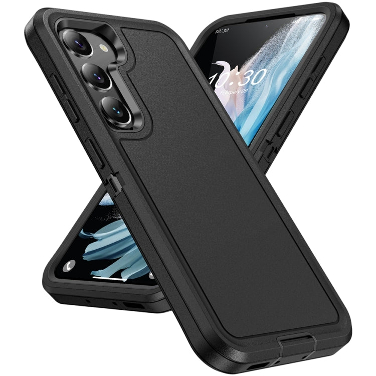 For Samsung Galaxy S24+ 5G / S25+ 5G Life Water-resistant Rugged Phone Case(Black)