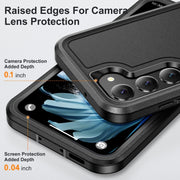 For Samsung Galaxy S24+ 5G / S25+ 5G Life Water-resistant Rugged Phone Case(Black)