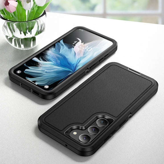 For Samsung Galaxy S24+ 5G / S25+ 5G Life Water-resistant Rugged Phone Case(Black)