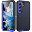 For Samsung Galaxy S24+ 5G / S25+ 5G Life Waterproof Rugged Phone Case(Dark Blue + Royal Blue) - Galaxy S24+ 5G Cases by PMC Jewellery | Online Shopping South Africa | PMC Jewellery | Buy Now Pay Later Mobicred