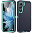 For Samsung Galaxy S24+ 5G / S25+ 5G Life Waterproof Rugged Phone Case(Dark Blue + Light Blue) - Galaxy S24+ 5G Cases by PMC TechLife | Online Shopping South Africa | PMC TechLife | Buy Now Pay Later Mobicred