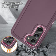 For Samsung Galaxy S24+ 5G / S25+ 5G Life Water-resistant Rugged Phone Case(Purple + Pink)