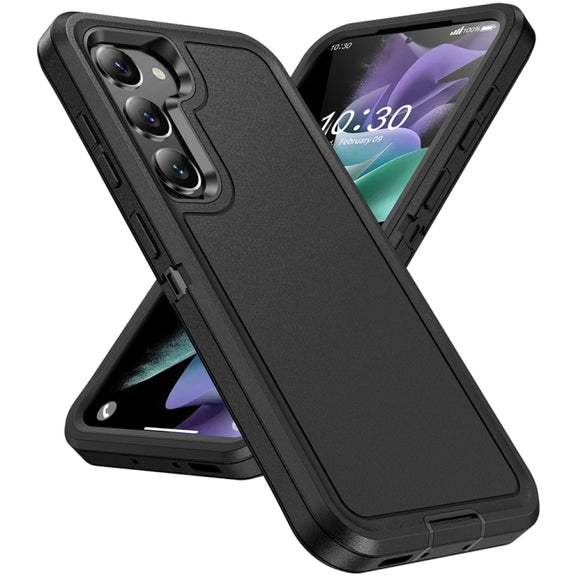 For Samsung Galaxy S24 5G / S25 5G Life Water-resistant Rugged Phone Case(Black)