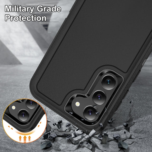 For Samsung Galaxy S24 5G / S25 5G Life Water-resistant Rugged Phone Case(Black)