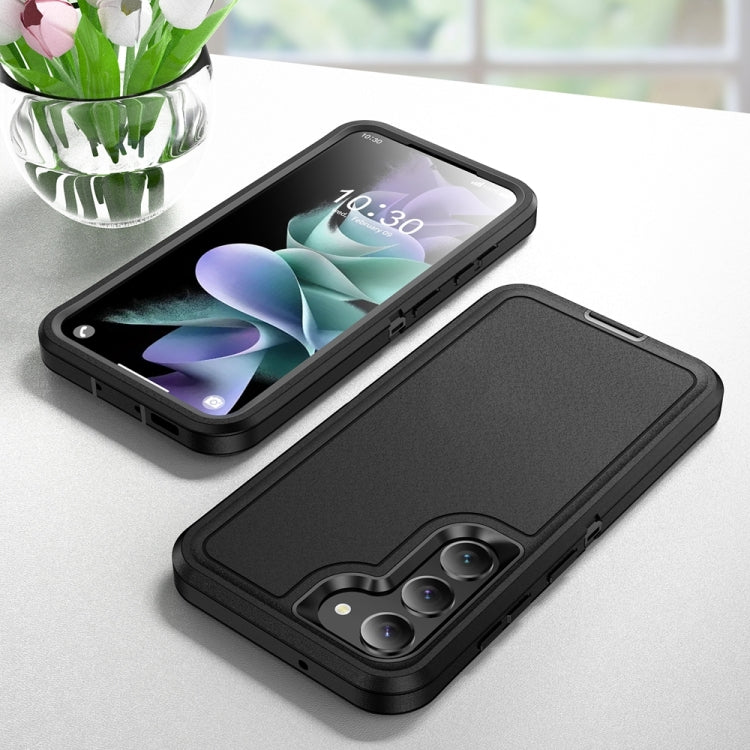 For Samsung Galaxy S24 5G / S25 5G Life Water-resistant Rugged Phone Case(Black)