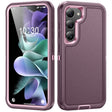 For Samsung Galaxy S24 5G / S25 5G Life Waterproof Rugged Phone Case(Purple + Pink) - Galaxy S24 5G Cases by PMC Jewellery | Online Shopping South Africa | PMC Jewellery | Buy Now Pay Later Mobicred