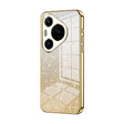 For Huawei Pura 70 Pro Gradient Glitter Powder Electroplated Phone Case(Gold) - free shipping - PMC Jewellery - Order now!