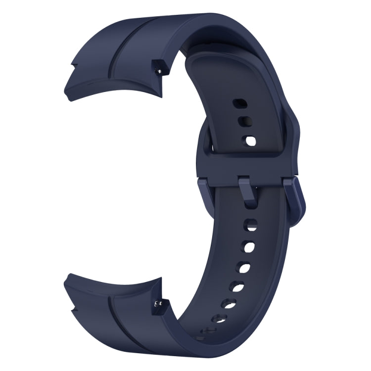 For Samsung Galaxy Watch 6 / 6 Classic Colorful Buckle Silicone Watch Band(Midnight Blue)