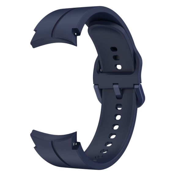 For Samsung Galaxy Watch 6 / 6 Classic Colorful Buckle Silicone Watch Band(Midnight Blue)